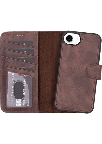 iPhone 16E Çıkarılabilir Deri Cüzdan Kılıf modelleri