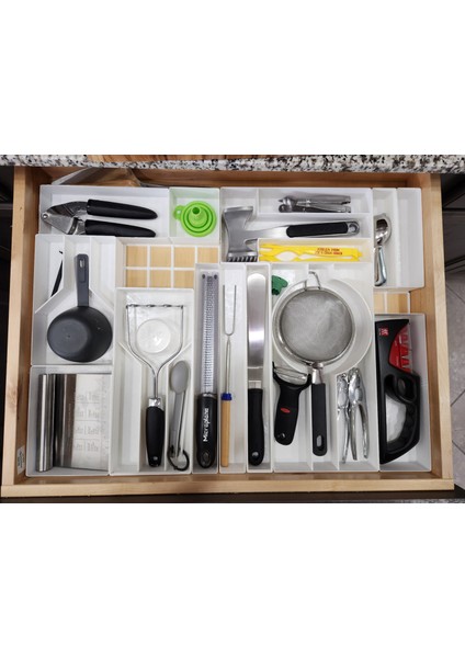 Gridfinity Mutfak Çekmecesi Düzenleyicileri (Koleksiyon)