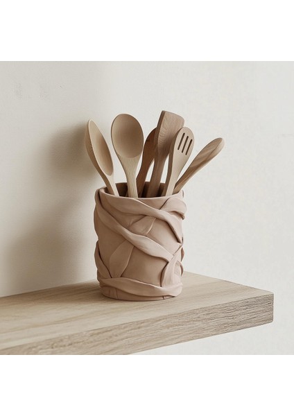 Kil Dokuma Tutucu - 3D Baskılı Rustik Düzenleyici