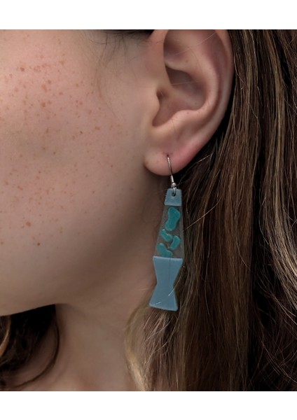 Groovy Lav Lambalı Küpe - Sallantılı, 3 Renkli, Filament Değişim Imkanı