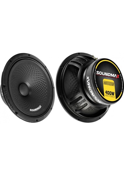 SX-M82BN Oto Midrange 20CM 400 Watt (200 Rms) 2 Adet
