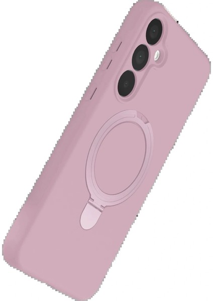 Samsung Galaxy A55 5g Regal Magsafe Standlı Kapak - Açık Pembe fırsatları