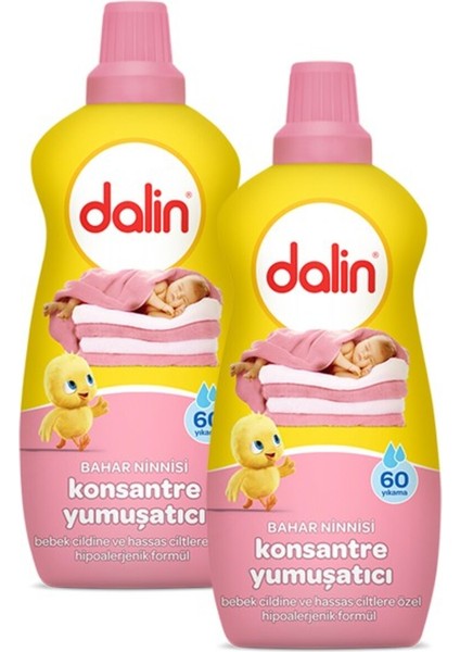 Konsantre Yumuşatıcı Bahar Ninnisi 1500 ml x 2 Adet