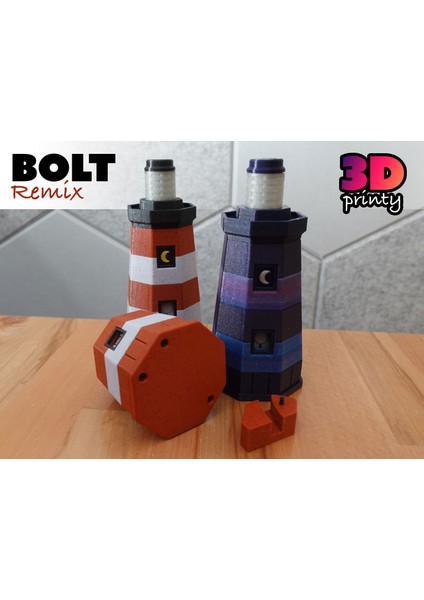 Ay Deniz Feneri Bulmaca Kutusu (Cıvata Versiyonu)