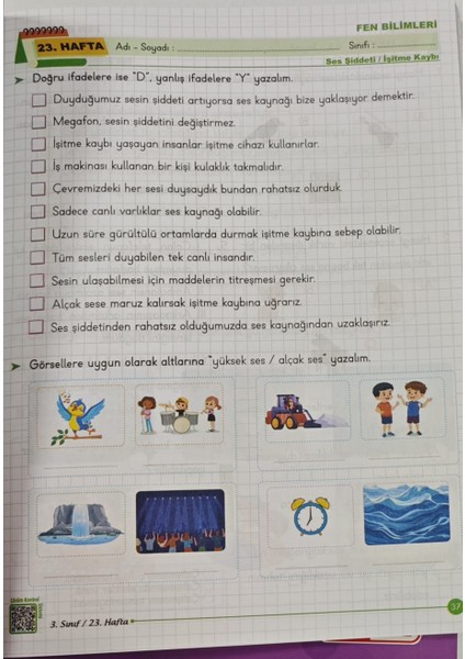 3. Sınıf Öğrenme Takip Sistemi modelleri