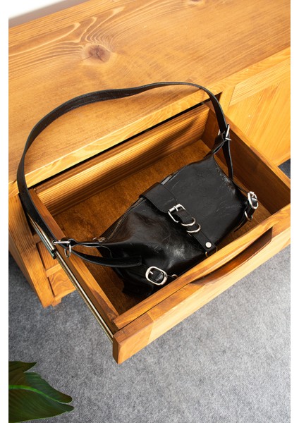 Luce Premium Ayarlanabilir Kemerli Vintage Deri Kadın El ve Omuz Çantası fiyatları