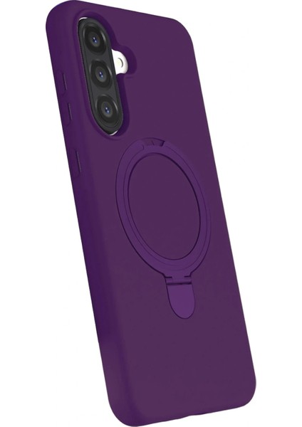 Samsung Galaxy A26 Regal Magsafe Standlı Kapak - Derin Mor modelleri