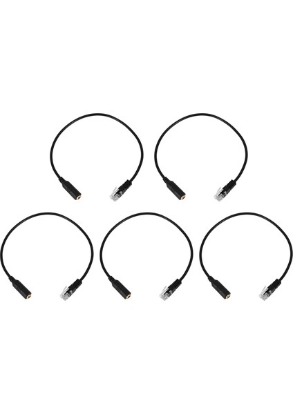 Cisco Office Telefon Adaptör Kablosu Için iPhone Kulaklık Için 5x 3 5mm Fiş Jack - Rj9 (Yurt Dışından)
