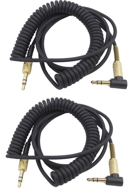 Marshall Major Iı 2 Monitör Için 2x Yay Ses Kablo Kablosu Hattı Bluetooth Kulaklık (Mıc&#39 Siz) (Yurt Dışından)