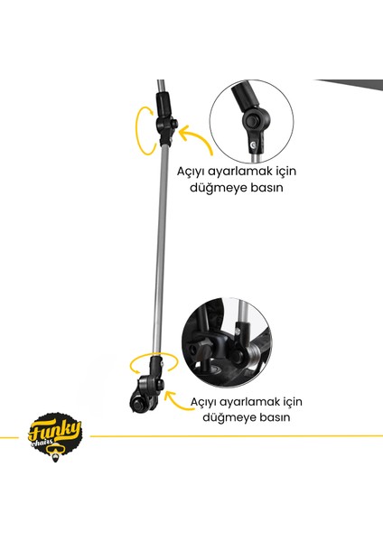 Şemsiyeli Kamp Sandalyesi 125 kg Taşıma Kapasaiteli indirimleri