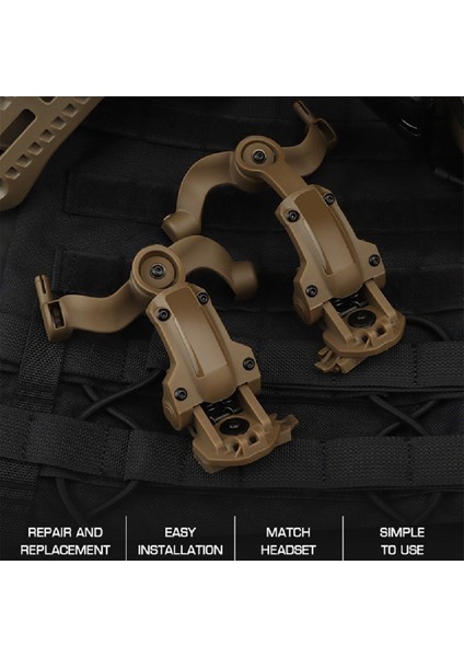 Taktik Kulaklık Tutucu Kask Montajlı Aksesuar Ray Adaptör Kiti Ayarlanabilir Pikap Gürül (Yurt Dışından) fiyatları