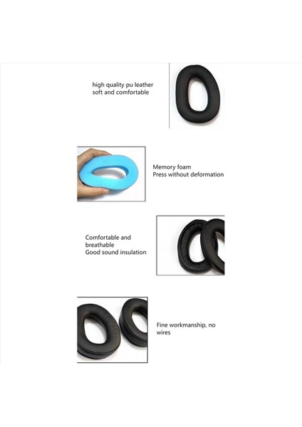 Sennheiser Için 6 Parça Gsp Sennheıser Gsp 300 GSP301 302 303 350 370 Kulak Pedleri Için (Yurt Dışından) indirimleri