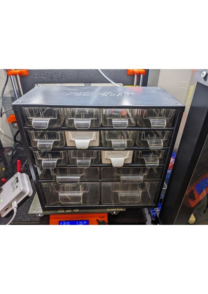 Koğuşlar Için Çekmeceler Powr Kraft Organizer - Gridfinity Sürümü