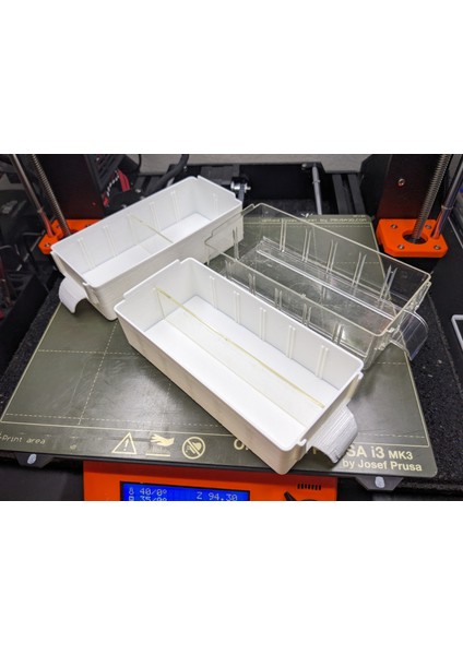 Koğuşlar Için Çekmeceler Powr Kraft Organizer - Gridfinity Sürümü modelleri