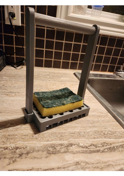 Lavabo Düzenleyici – Sünger Tepsi & Döner Bulaşık Bez Barı