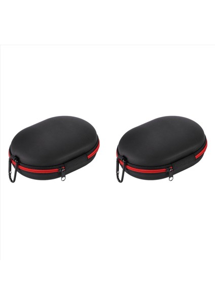 2x Taşıma Kılıfı Seyahat Depolama Çantası Koruyucu Kulaklıklar Kapak Kulaklık Sabit Kılıfı Beats Solo 2 3 Studio 2 0 3 0 Kırmızı (Yurt Dışından) modelleri