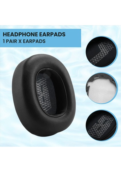 Kulak Yastık Belleği Köpük Kulak Pedleri Yedek E65 E65BTNC / Düet Nc / Canlı 650BTNC Canlı 660 Btnc (Yurt Dışından)