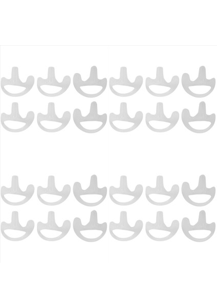 12 Çift Şeffaf Silikon Yumuşak Kulak Hactie Talkie Gizli Akustik Tüp Kulaklığı Küçük/orta/büyük J6116Z (Yurt Dışından)