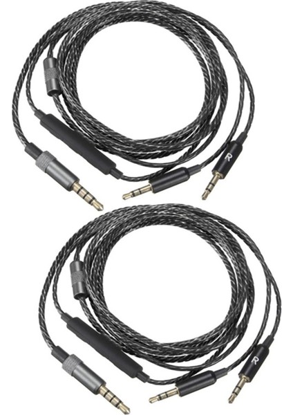 Sol Republic Master Tracks Hd V8 V10 V12 X3 Kulaklıklar Için 2x Yedek Mikrofon Kablosu (Yurt Dışından)