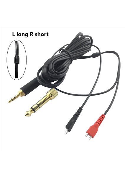2x Sennheiser Için Yedek Ses Kablosu HD25 HD560 HD540 HD480 HD430 414 HD250 Kulaklık Ses Kablosu L Uzun R Kısa (Yurt Dışından) fiyatları