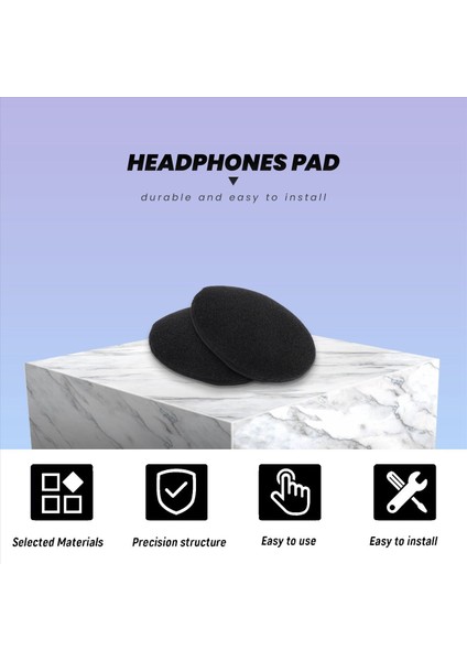 Earpads Köpük Yastıkları Değiştirme Sennheiser Için 4 Paket - Sony - Plantronics - Panasonic - Philips - Logitec - Creative - Koss - Çoğu Kulaklığa Uyacak (60MM - 2 4 &quot ) (Yurt Dışından) fiyatları