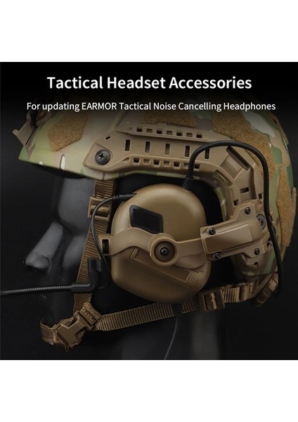 Kulaklık Ray Montaj Braketi 360 ° Dönme Kulaklıklı Kask Kılavuzu Adaptörü Ops Çekirdek Arc ve Team Wendy Rail-B Için Uyum (Yurt Dışından) fiyatları