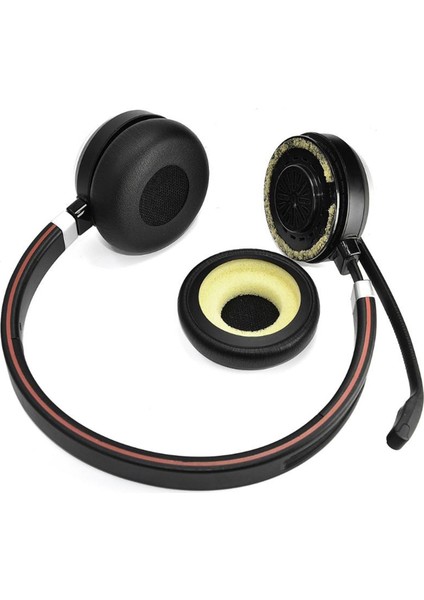 2pcs Earpad Kulak Pedleri Kapağı For-Jabra Evolve 20 20SE 30 30II 40 65 Yumuşak Köpük Yastık Kupası Earpad Kapağı (Yurt Dışından) fırsatları