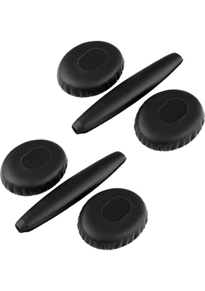 Bose Qc3 Sessiz Konfor Için Baş Pedi ile 2 Çift Siyah Kulak Yastıkları 3 Kulaklık (Yurt Dışından)