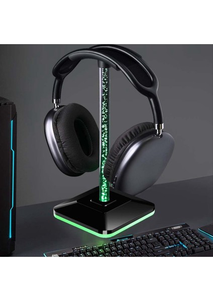 Kulaklık Tutucu Ortam Işık Pikap Aydınlatma Askı Head Band Stand Oyun Kulaklık Kulaklık Tutucu Beyaz (Yurt Dışından) fırsatları