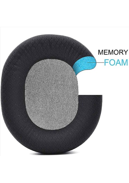 2x Kumaş Kulak Pedleri Yastık Kulaklıkları Steelseries Için Yedek Arctis 3/arctis5/arctis7/arctis9/arctis 1 Oyun Kulaklık Seti (Yurt Dışından) modelleri