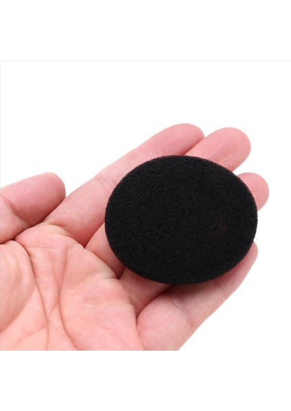 40 Adet Sünger Koruyucu Önlemler Kulaklık Için Yumuşak Siyah Kulak Kapağı Yastığı 5cm (Yurt Dışından)