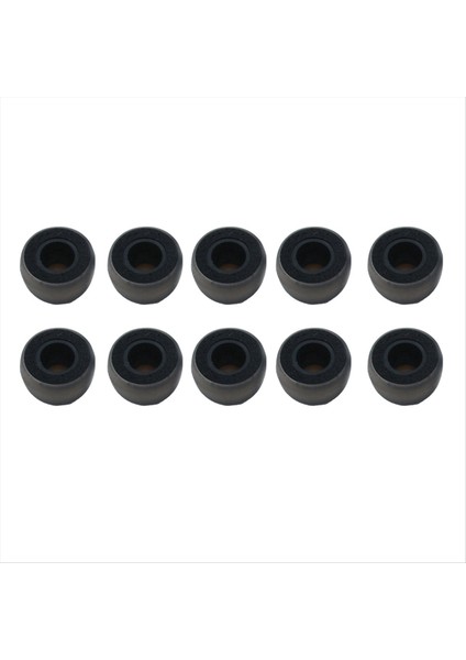 10PCST Silikon Bellek Köpük Kompozit Kulaklık Kapağı Yedek Kulak Kulak Kapağı Aksesuar Kulaklıklar Kapaklar Kapa Siyah (Yurt Dışından)
