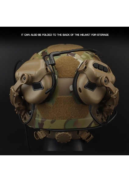 Taktik Kulaklık Tutucu Kask Montajlı Aksesuar Ray Adaptör Kiti Ayarlanabilir Pikap Gürül (Yurt Dışından)