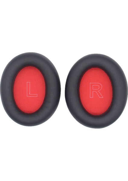 Anker Anker Soundcore Life Için Q10 Kulaklık Kapağı Koruyucu Kapak Kulak Muffs Yedek Konforlu Kulak Yastıkları Siyah+Kırmızı (Yurt Dışından)
