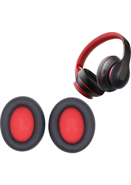 Anker Anker Soundcore Life Için Q10 Kulaklık Kapağı Koruyucu Kapak Kulak Muffs Yedek Konforlu Kulak Yastıkları Siyah+Kırmızı (Yurt Dışından) fırsatları