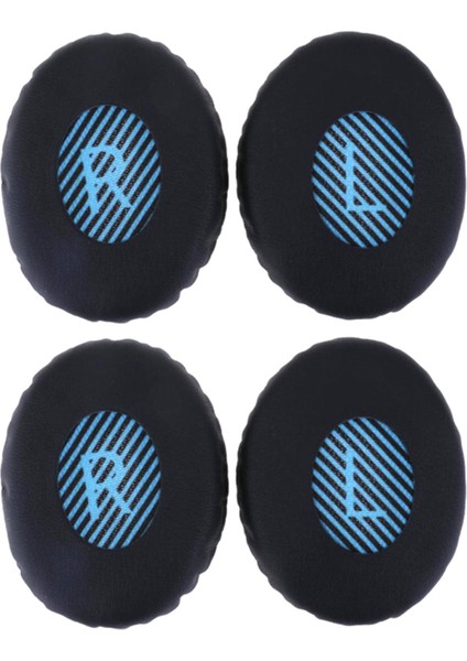 4pcs Yedek Kulak Pedleri Kulaklık Yastıkları Bose Oe2 OE2I Soundtrue Kulaklık Mavisi Için Earpad Kapakları (Yurt Dışından)