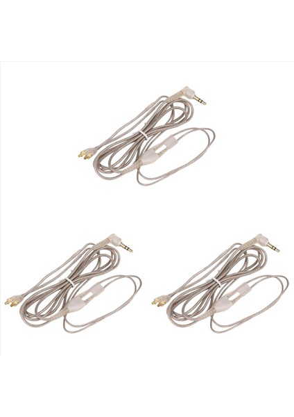 Shure SE215 UE900 W40 SE425 SE535 Kulaklık Kulaklık Için 3x Yedek Kablo (Yurt Dışından)