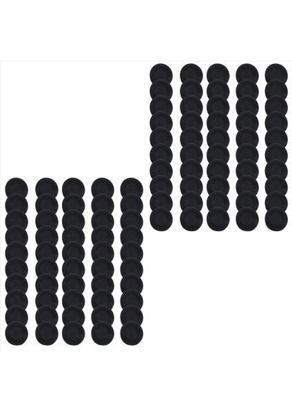 100 Adet Siyah Sünger Kulaklık Kulaklık Kapak Kulak Pedleri Kapak Değiştirme (Yurt Dışından) modelleri