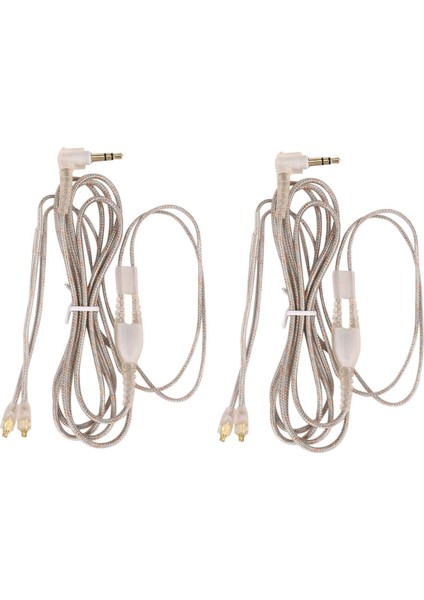Shure SE215 UE900 W40 SE425 SE535 Kulaklık Kulaklık Için 2x Yedek Kablo (Yurt Dışından)