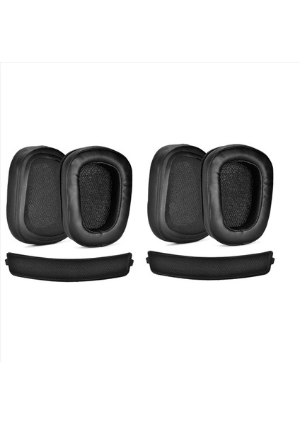 3paır Köpük Kulak Pedleri Logitech Için Deri Earpad G933 G935 G633 / G 933 G 935 G 633 Artemis Kulaklıkları (Yurt Dışından)