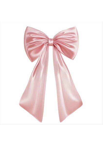 Oda Dekoru Için Büyük Pembeböceği, 40X24 Saten Şerit Kravat Doğum Günü Süslemeleri, Dev Pastel Pembe Asılı Duvar Dekoru (Yurt Dışından)