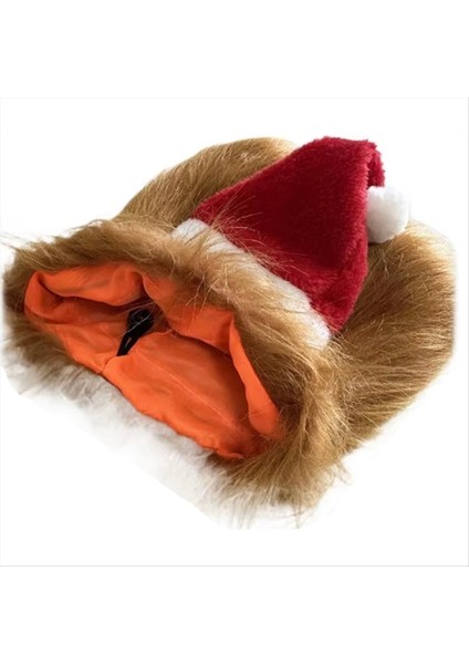 Cat Dog Noel Noel Baba Şapkası Komik Sevim Noel Baba Şapka Kış Günü Gecesi Için Aile Arkadaşları Gençk Gençler Kız A (Yurt Dışından)