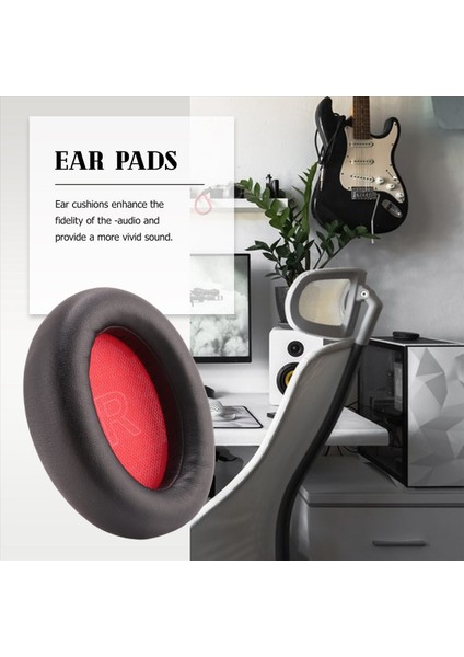 Yedek Kulak Yastığı Köpük Kapak Kulak Padleri Anker Sesli Yaşam Için Yumuşak Yastık Q10 / Q10 Bluetooth Kulaklıklar (Kırmızı) (Yurt Dışından) fırsatları