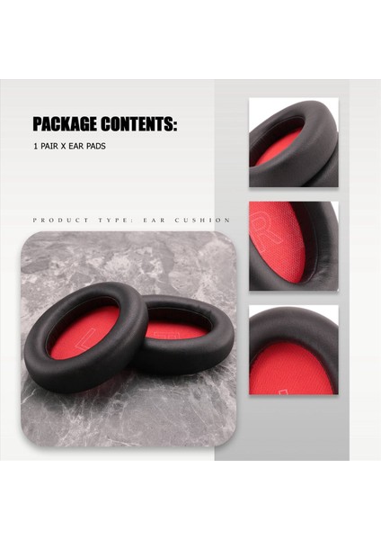 Yedek Kulak Yastığı Köpük Kapak Kulak Padleri Anker Sesli Yaşam Için Yumuşak Yastık Q10 / Q10 Bluetooth Kulaklıklar (Kırmızı) (Yurt Dışından) indirimleri