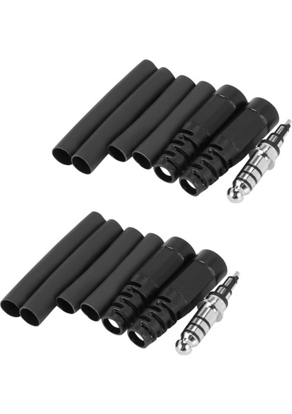 2x Yedek Helikopter Fiş Kulaklık Adaptörü U-174 / U David Clark Helikopter Kulaklığı Için A Lehim Tip (Yurt Dışından)