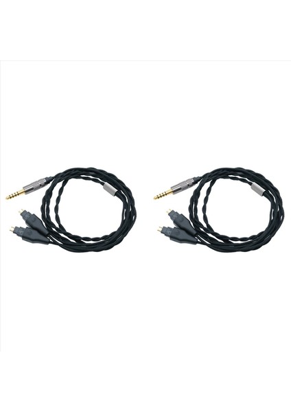 2x Kulaklık 4 4mm Dengeli Kablo Dıy Kablosu Sennheiser HD580 HD600 HD650 HD660S Kulaklık Yükseltme Kablosu (Yurt Dışından)