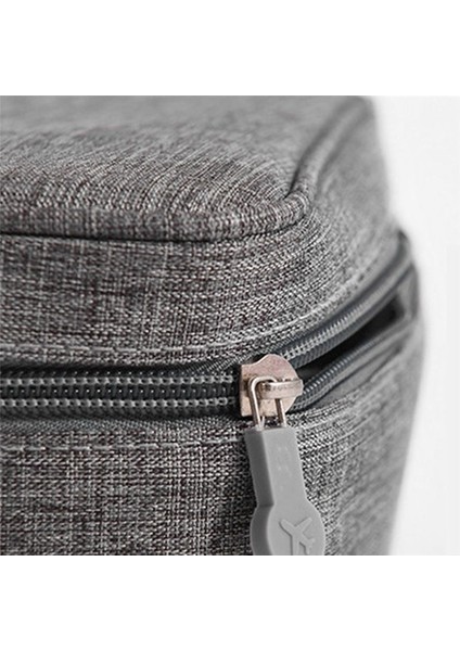 Taşınabilir Kablo Depolama Çantası Su Geçirmez USB Veri Hattı Şarj Cihazı Fişi Organizasyon Seyahat Organizatör Gri (Yurt Dışından) fırsatları