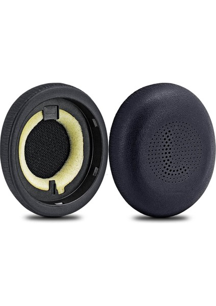 Elite 45H Evolve2 Için Yedek Earpad2 65 Ms/uc Kablosuz Kulaklıklar - Protein Deri/kulak Yastığı/kulak Kupaları (Siyah) (Yurt Dışından)