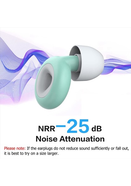 Uyku Gürültüsü Için Kulak Tıkaçları Esnek Gürültü Engelleme Kulaklıklarında Yumuşak Yeniden Kullanılabilir Işitme Koruması Uyku Için (Yurt Dışından) fiyatları