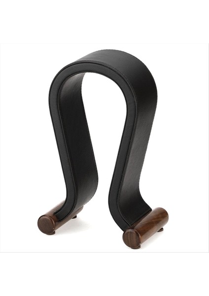 U Şekil Deri Deri Tutucu Mastop Destek Destek Ekiplik Standı Pc Oyun Kulaklıkları Raf Askısı Siyah (Yurt Dışından)